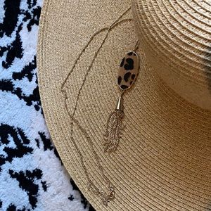 Leopard Tassel Necklace
